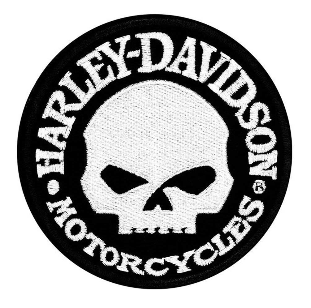Harley Davidson Logo Black And White Wallpaper