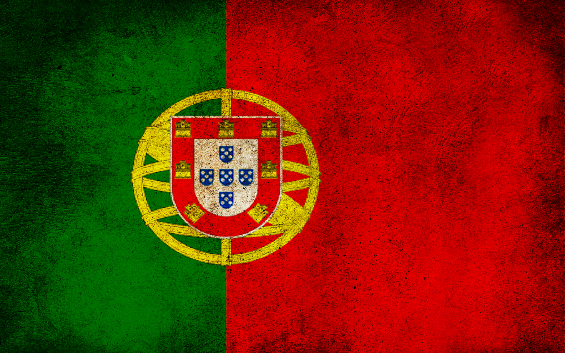Dirty Portugal Flag HD Wallpaper For Desktop And iPad