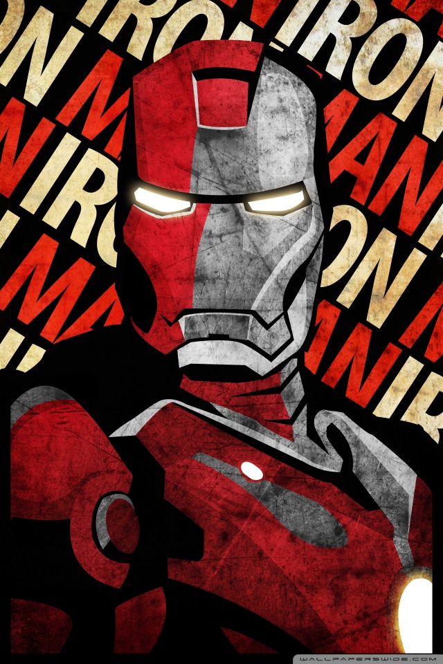 Iron Man Shepard Fairey iPhone Wallpaper Pocket Walls HD