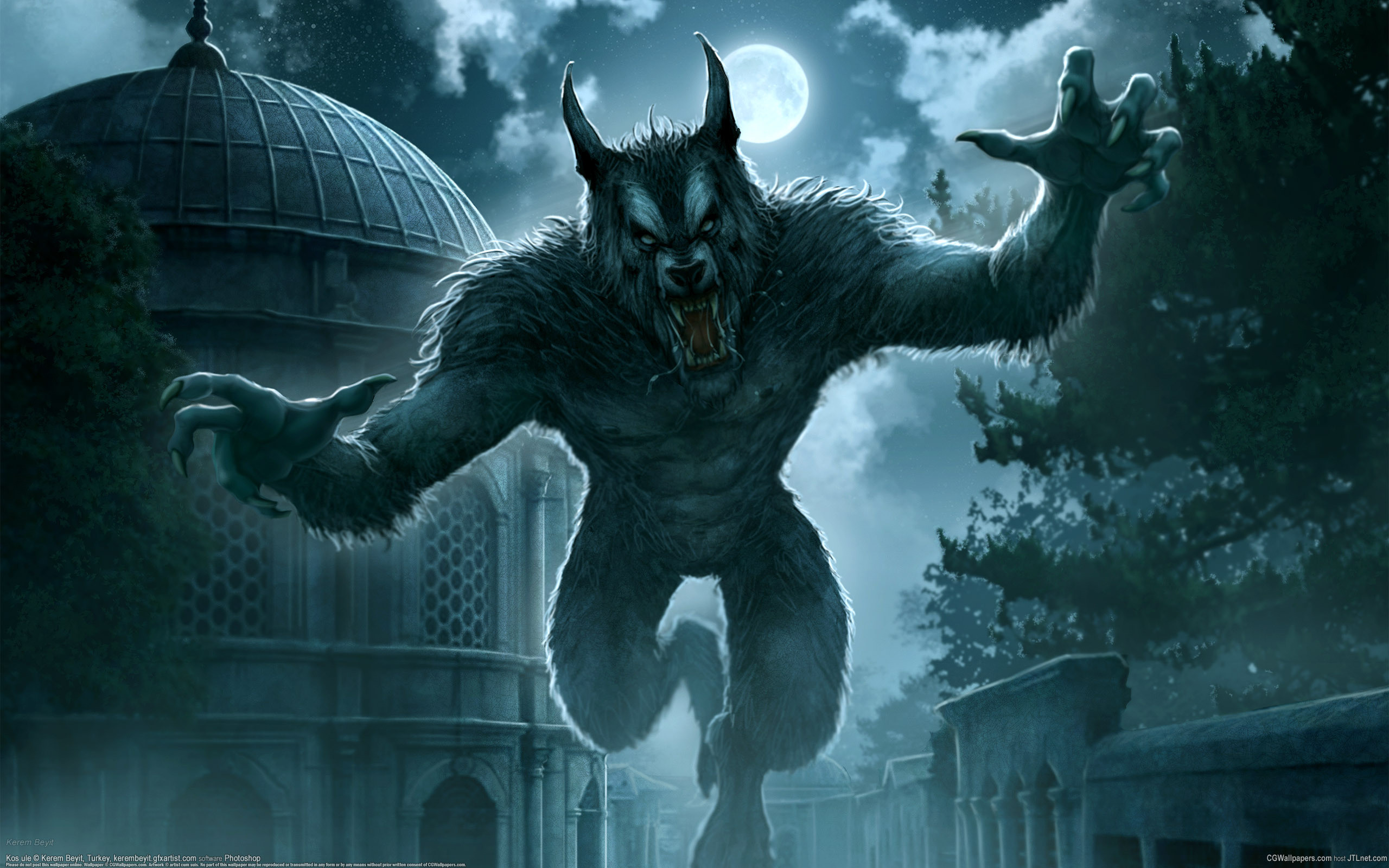 Werewolf Background Image