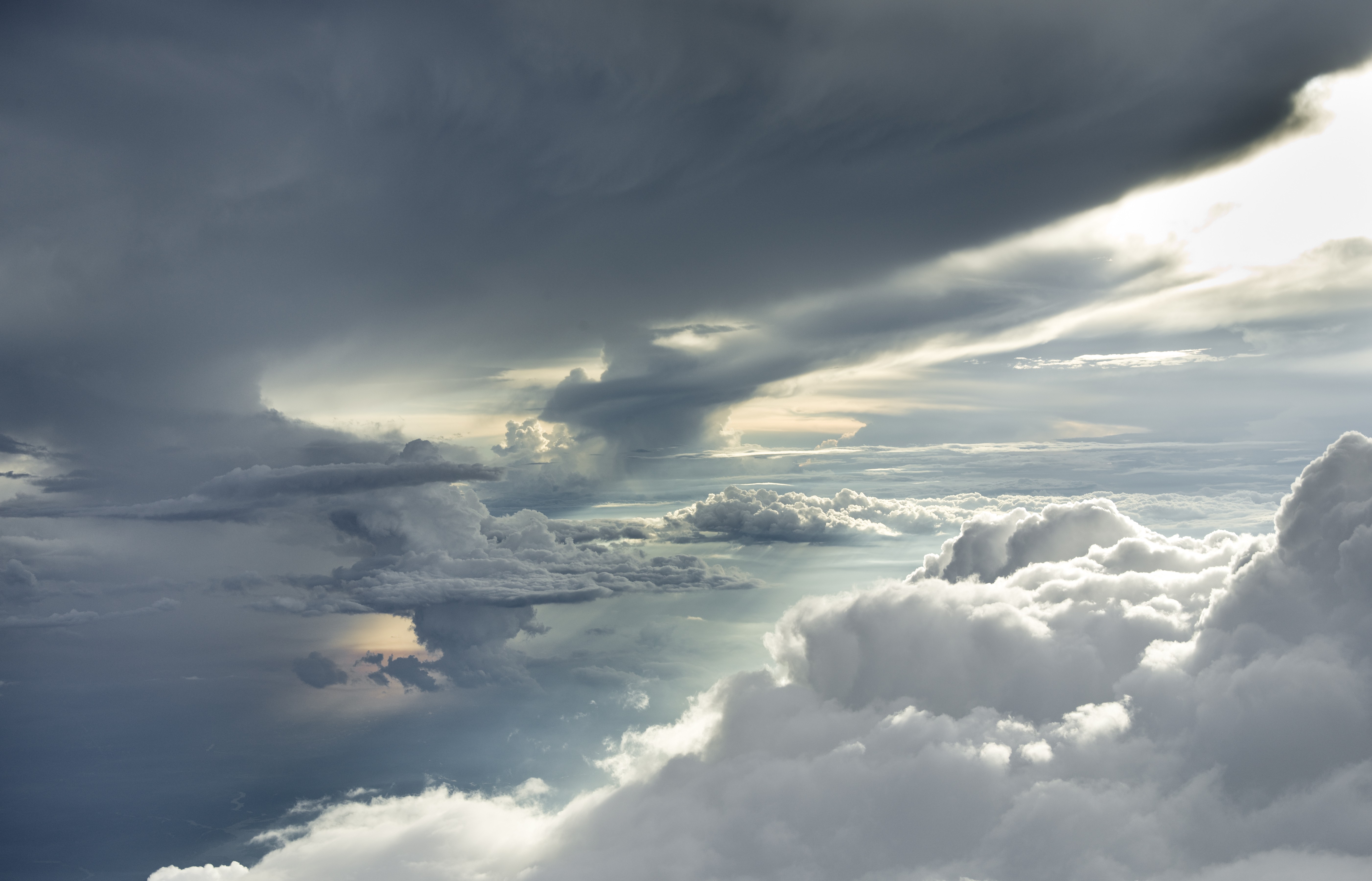 Clouds Sea Sky Sunlight Photography 5k Wallpaper HD Nature 4k Image