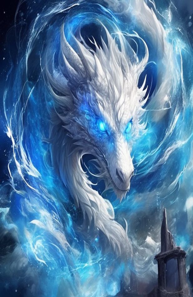 Blue Eyes White Dragon Wallpaper