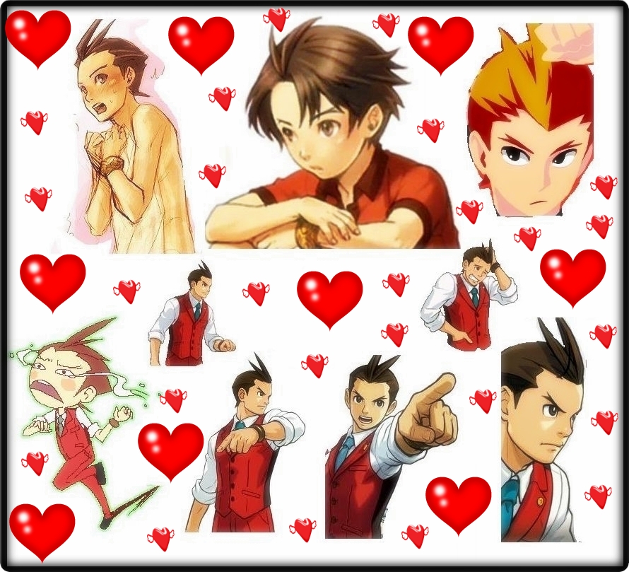 Apollo Justice Wallpaper Collage By