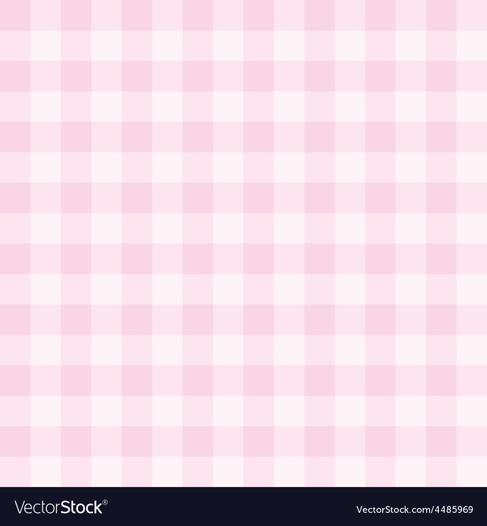 Tile Pink Plaid Decoration Background Or Pattern Vector Image