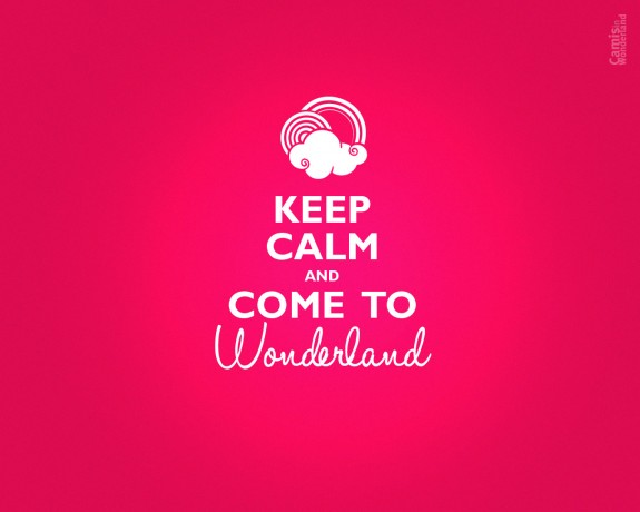 Wallpapers lindos Keep Calm and come to Wonderland Camis in