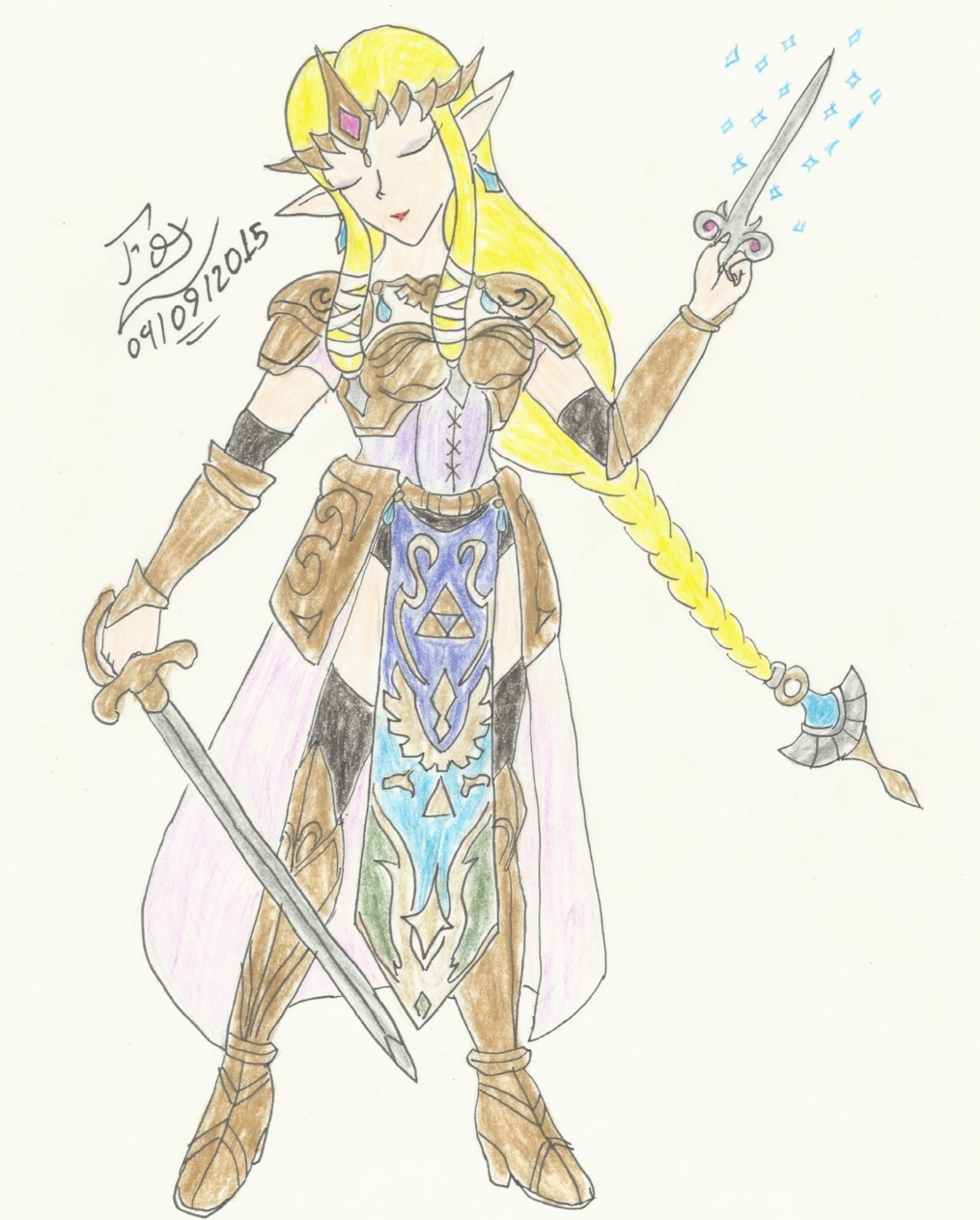 Hyrule Warriors Zelda By Foxbluereaver