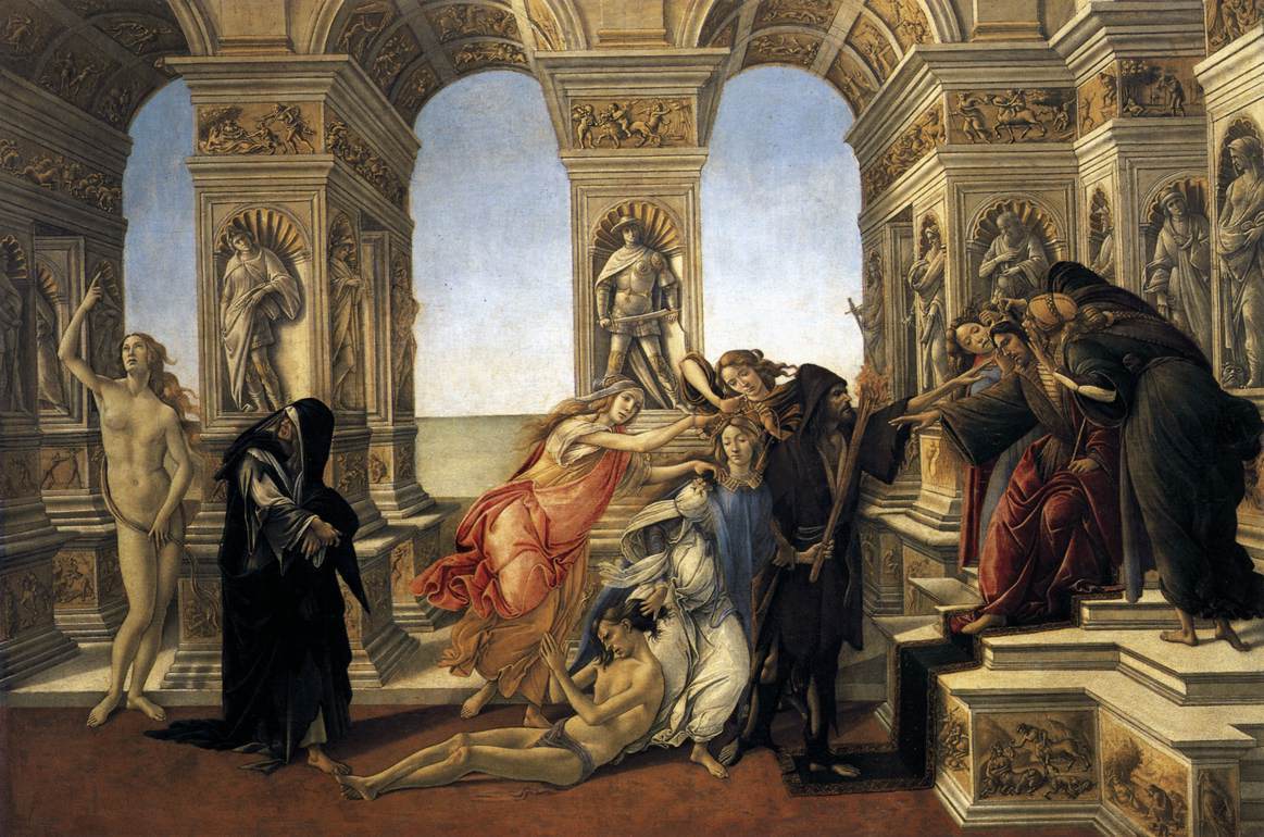 Fine Art Image Sandro Botticelli Calumny Of Apelles HD Wallpaper