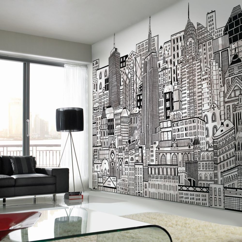 How To Add Cityscape Wallpaper Your Home Graham Brown