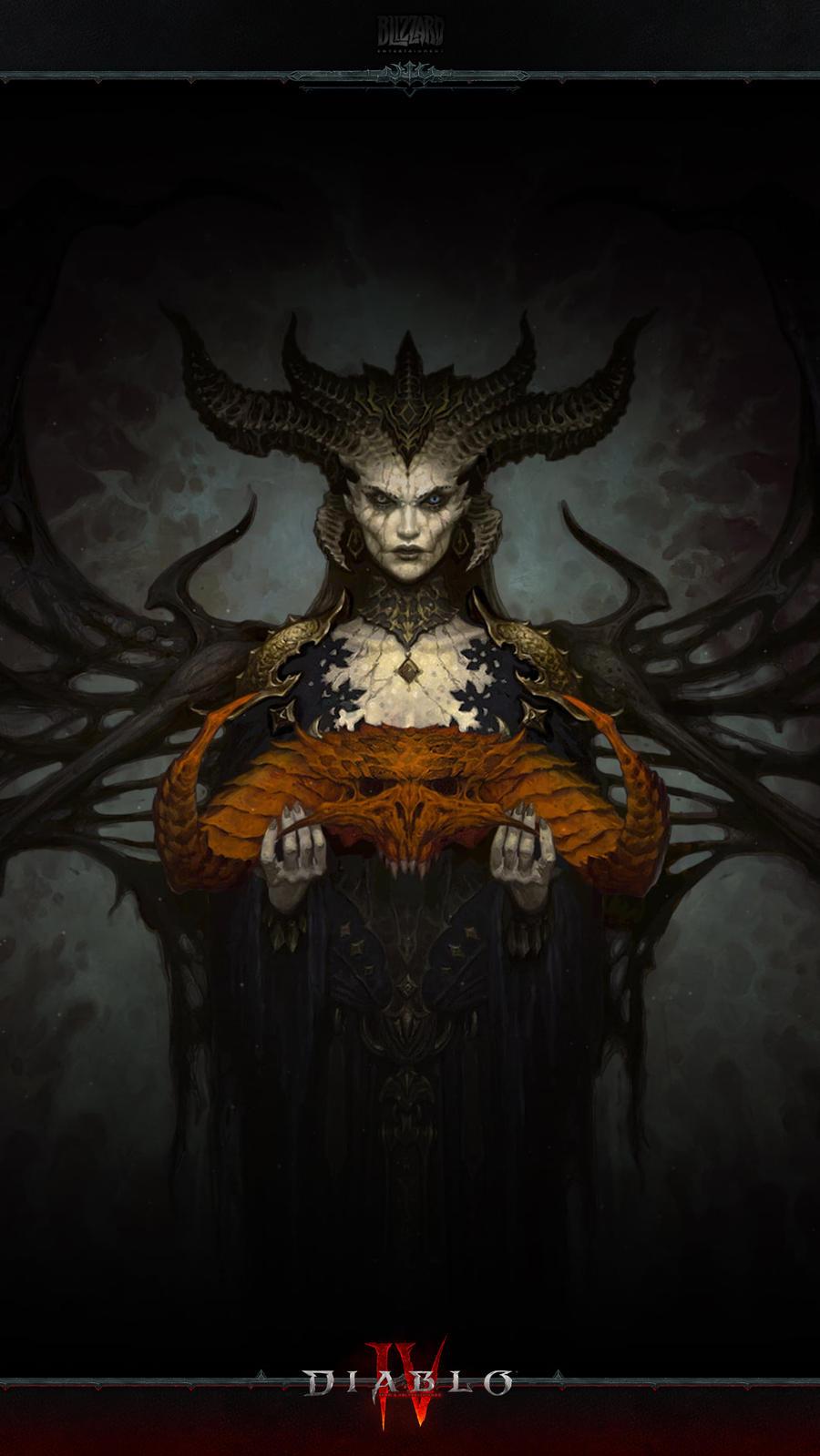 Diablo Iv Hellgate Lilith Mobile Wallpaper And Os