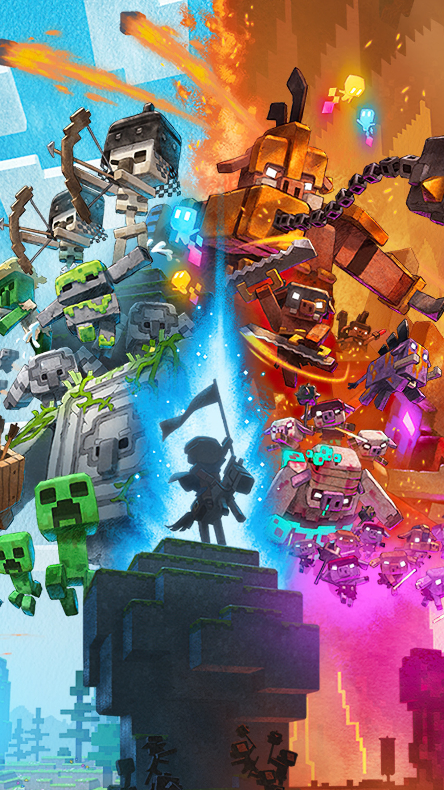 Minecraft Legends 4k Samsung Galaxy S6 S7 Google Pixel Xl Wallpaper