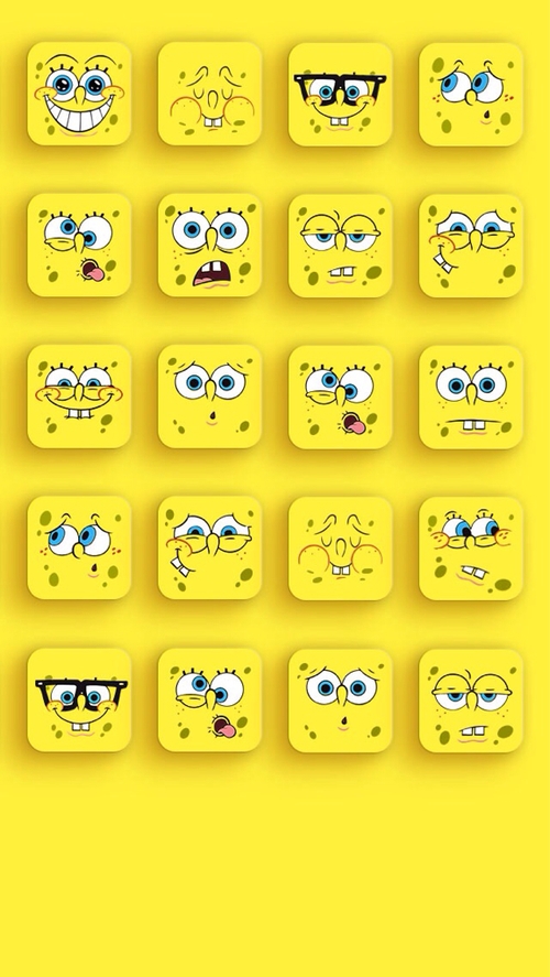 Background iPhone Spongebob Wallpaper Yellow Image
