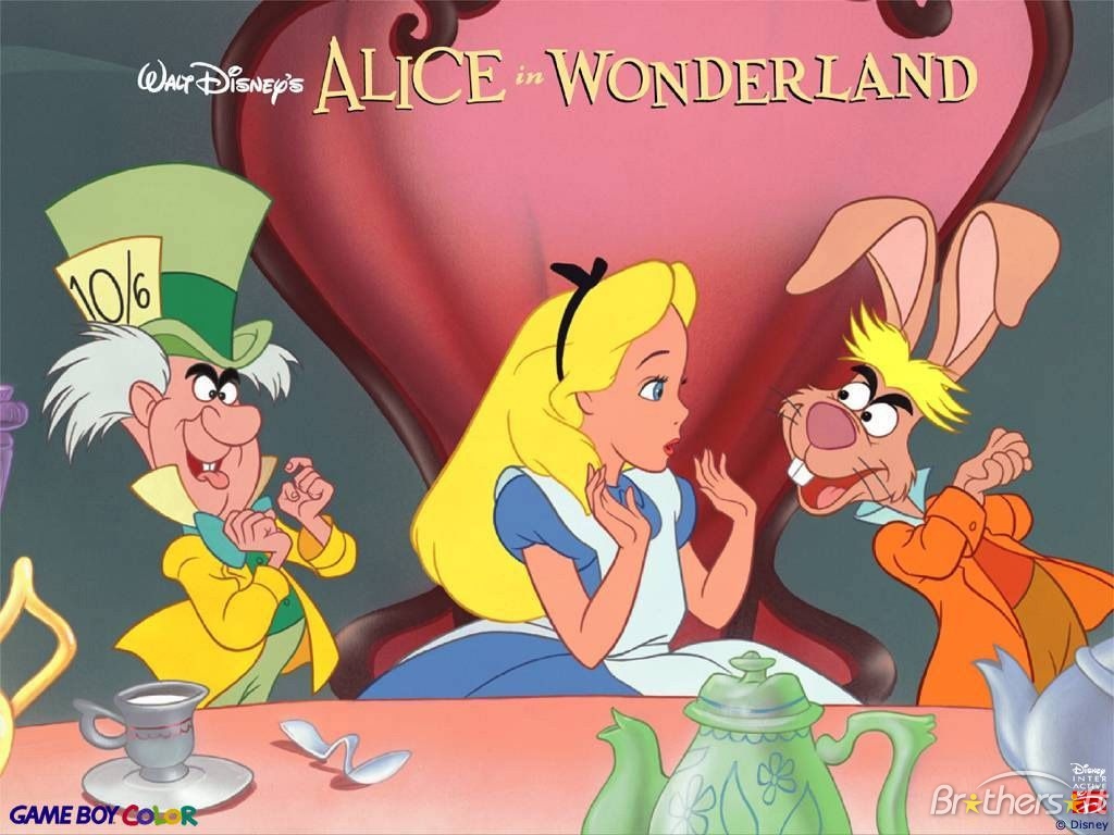 alice in wonderland cartoon image