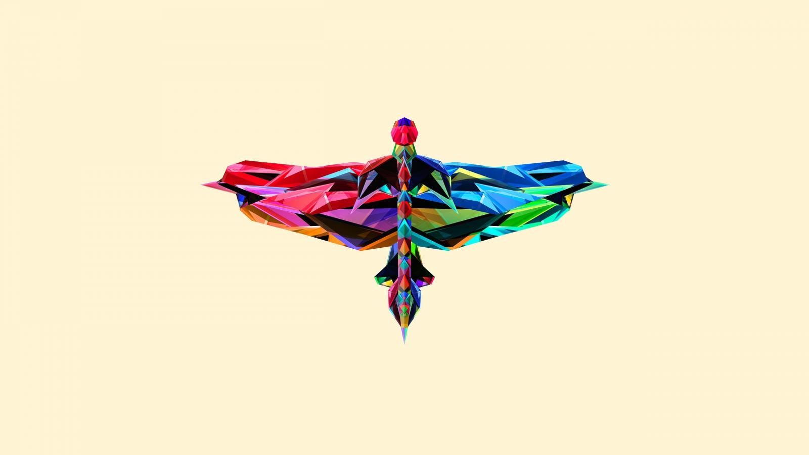 Justin Maller Abstract Animals Digital Art Dragonflies Wallpaper