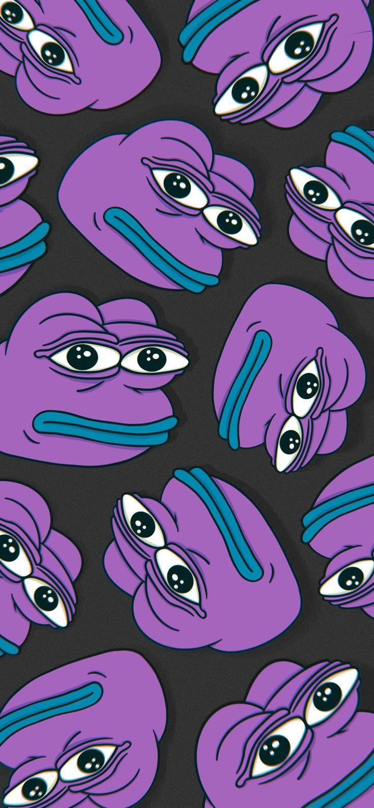 Pepe the Frog Black Meme Wallpapers Frog wallpaper Iphone
