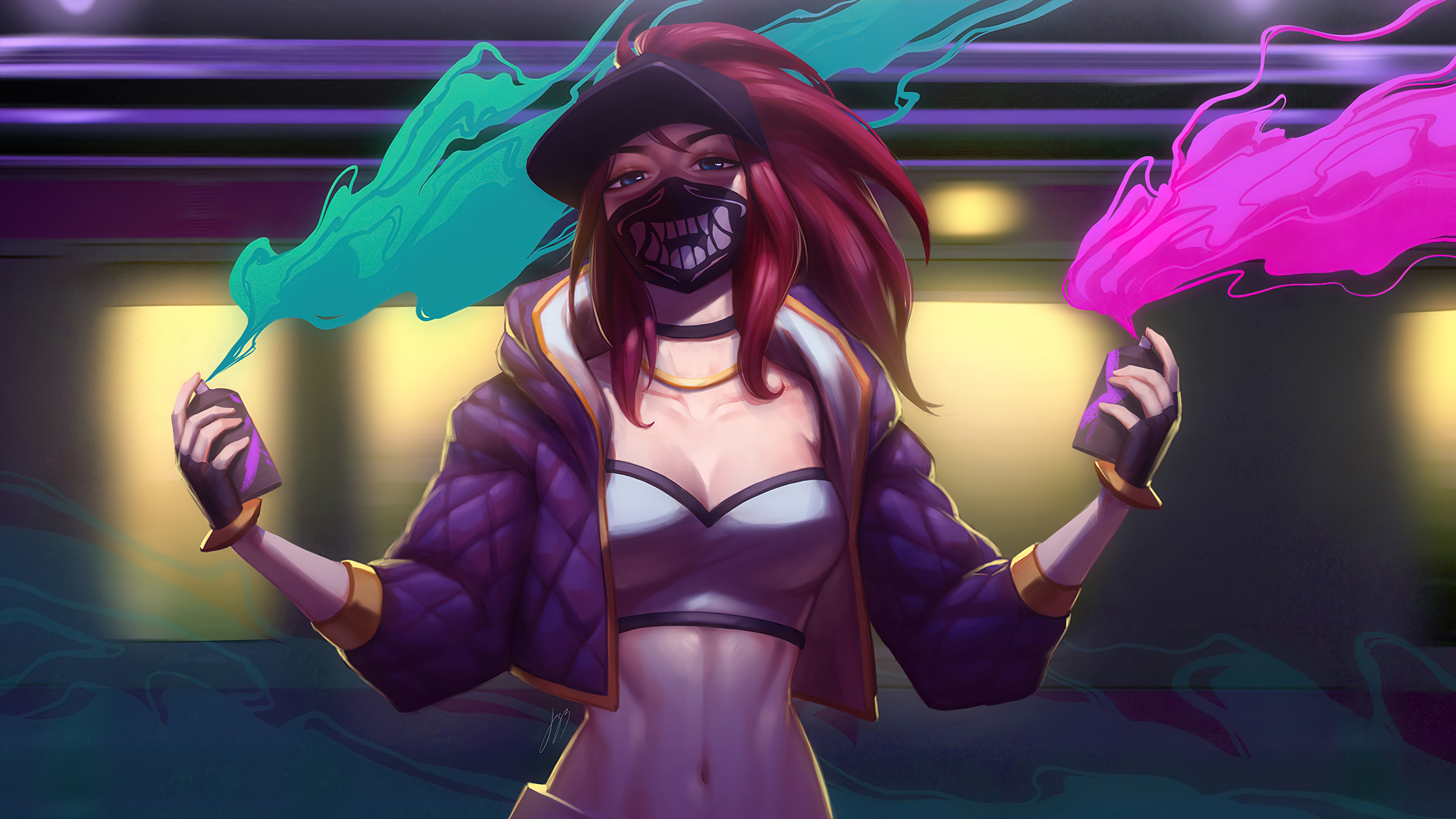 Akali K Da 4k Phone iPhone Wallpaper 6830a