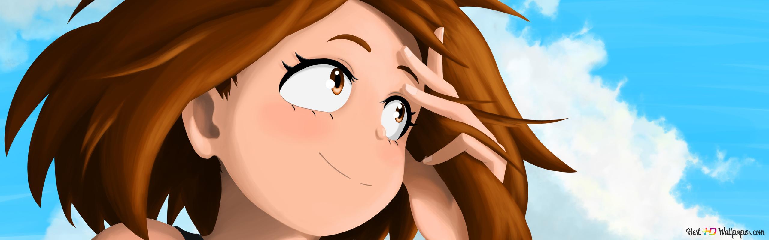 Ochaco Uraraka Happy 4k Wallpaper