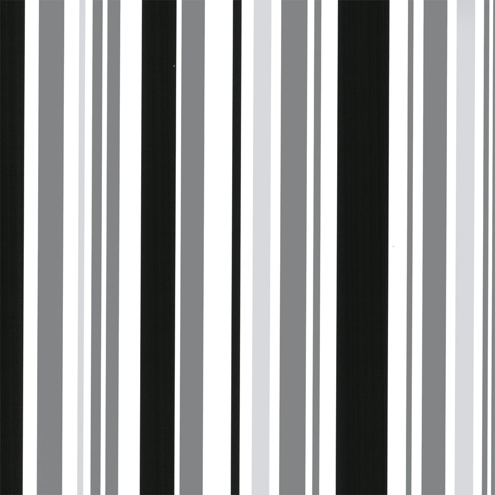 Love Wallpaper Barcode Striped Black Silver White
