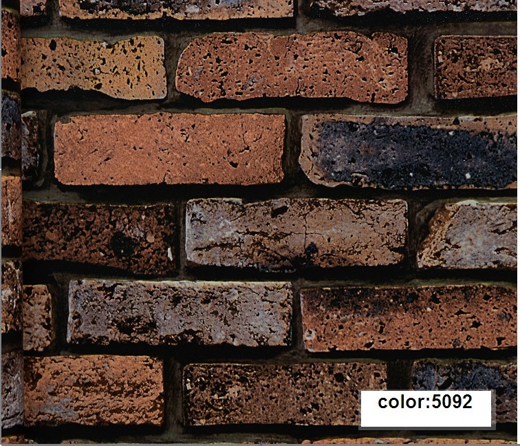 Red Brick Wall Wallpaper Embossed Textured Bricks With Tracking
