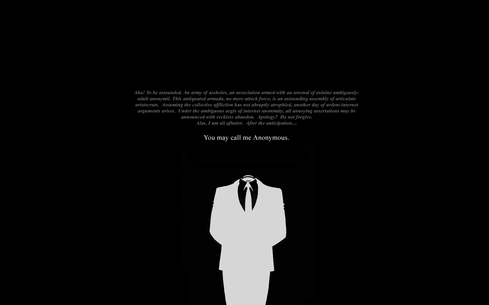 Cool Quote Anonymous Wallpaper High