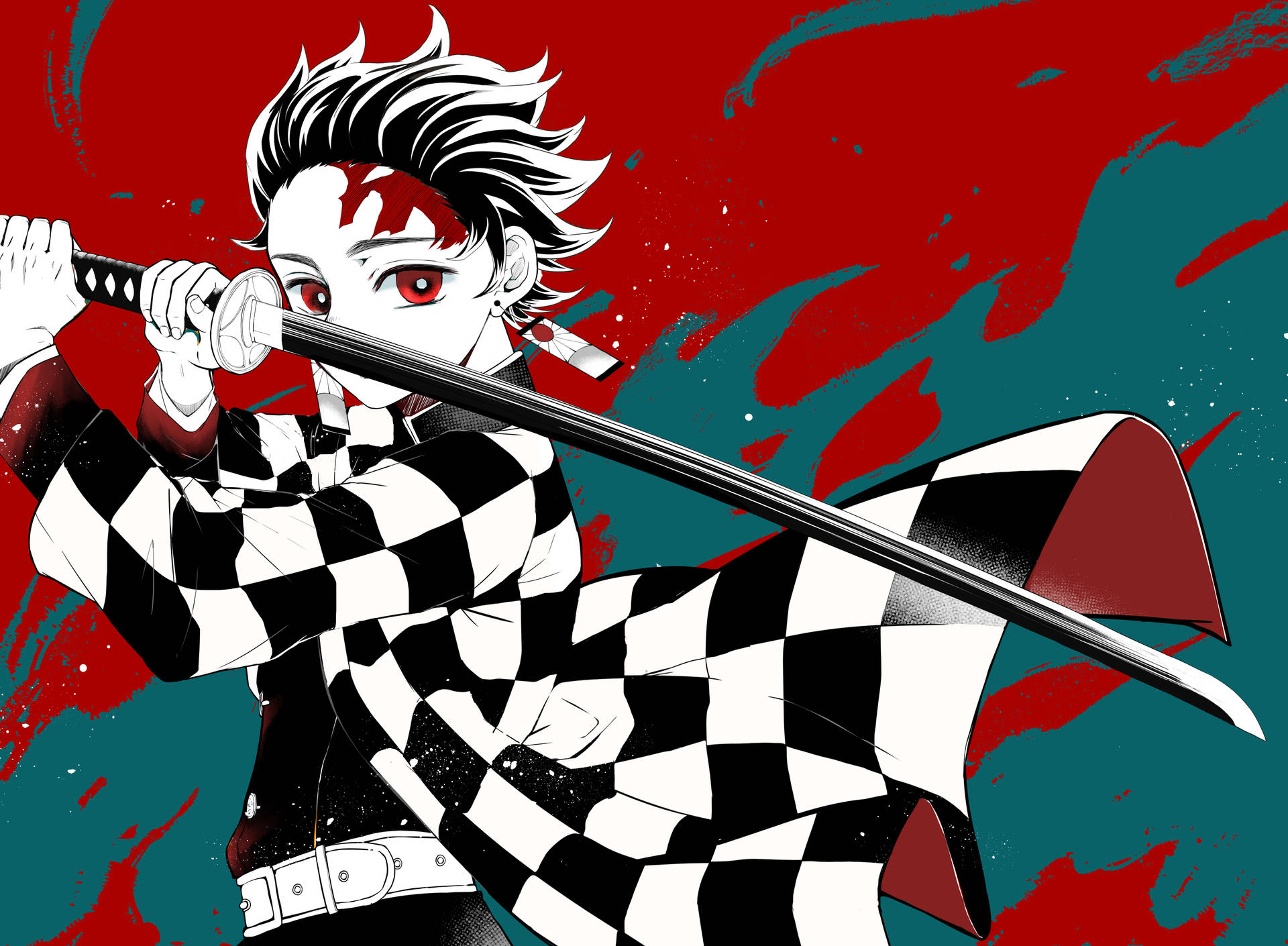 Demon Slayer 4k Tanjiro Green Wallpaper