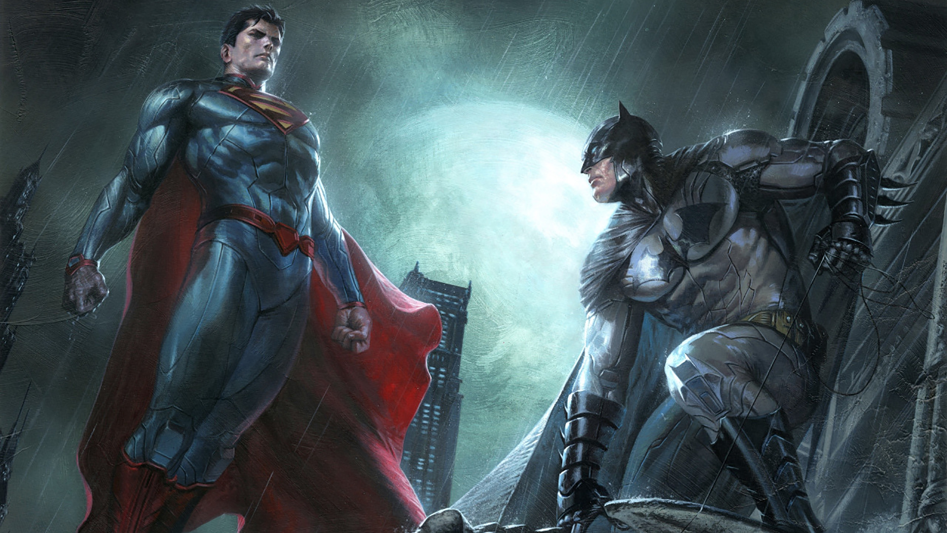 Superman And Batman Dc Comics Superheroes Artwork HD 4k Wallpaper Image