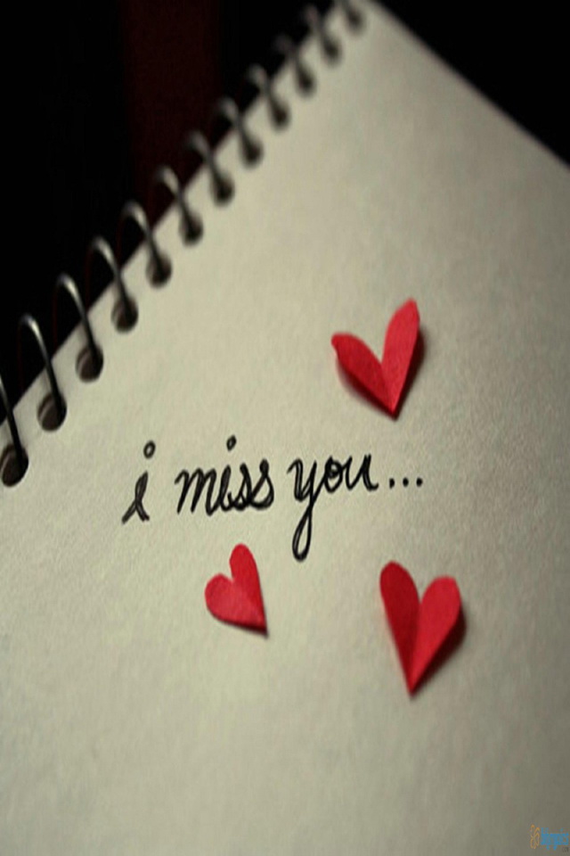 Miss You Wallpaper iPhone