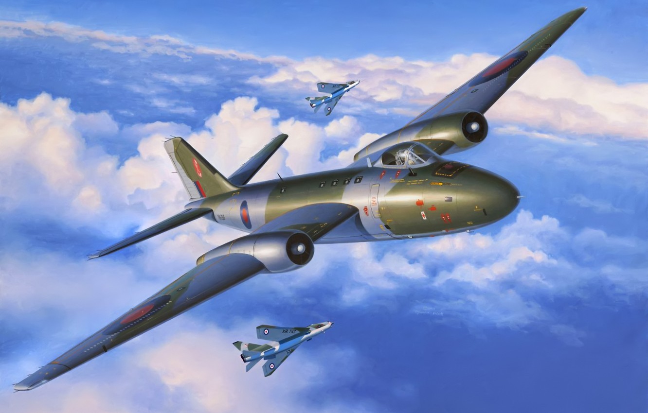 Wallpaper Bomber War Airplane Aviation Jet English Electric