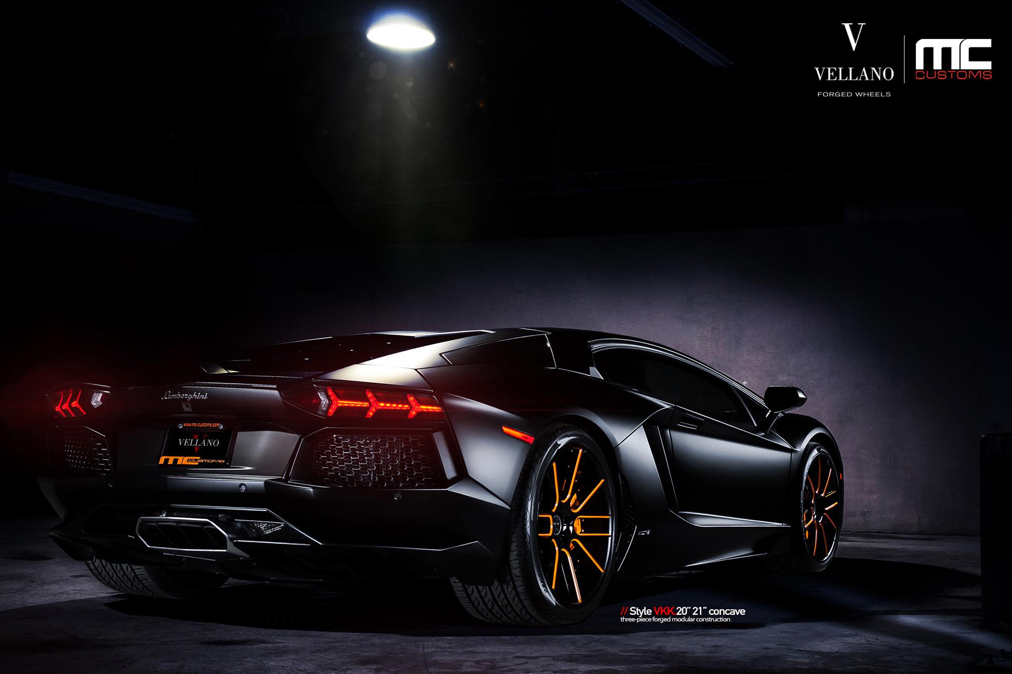 Lamborghini Aventador Rides On Vellano Wheels Photo Gallery