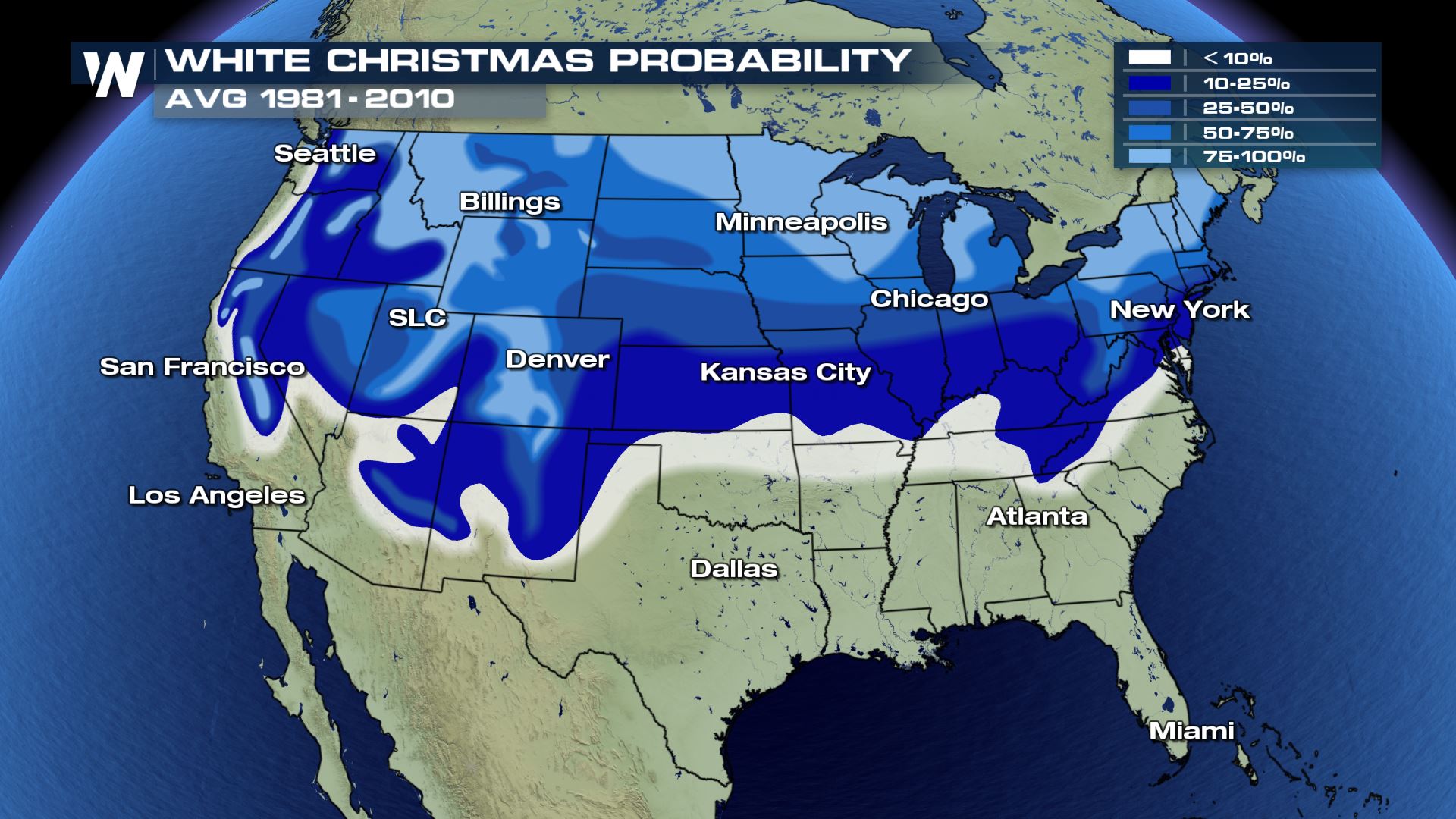 White Christmas Forecast Update Weathernation