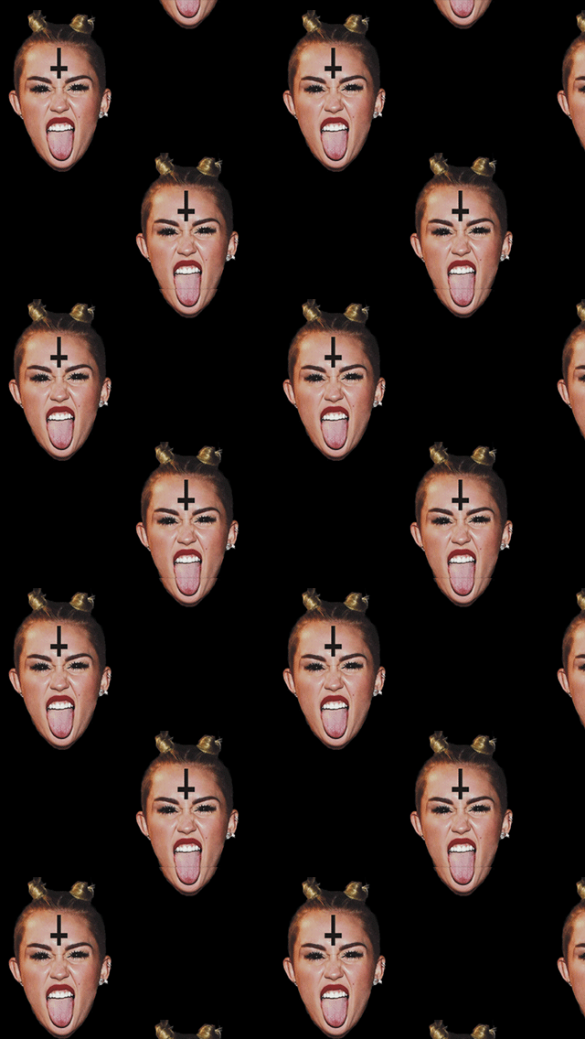 Installing This Satan Miley iPhone Wallpaper Is Very Easy Just Click