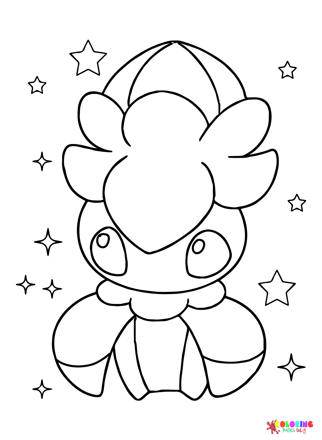 Character Fomantis Coloring Wallpaper