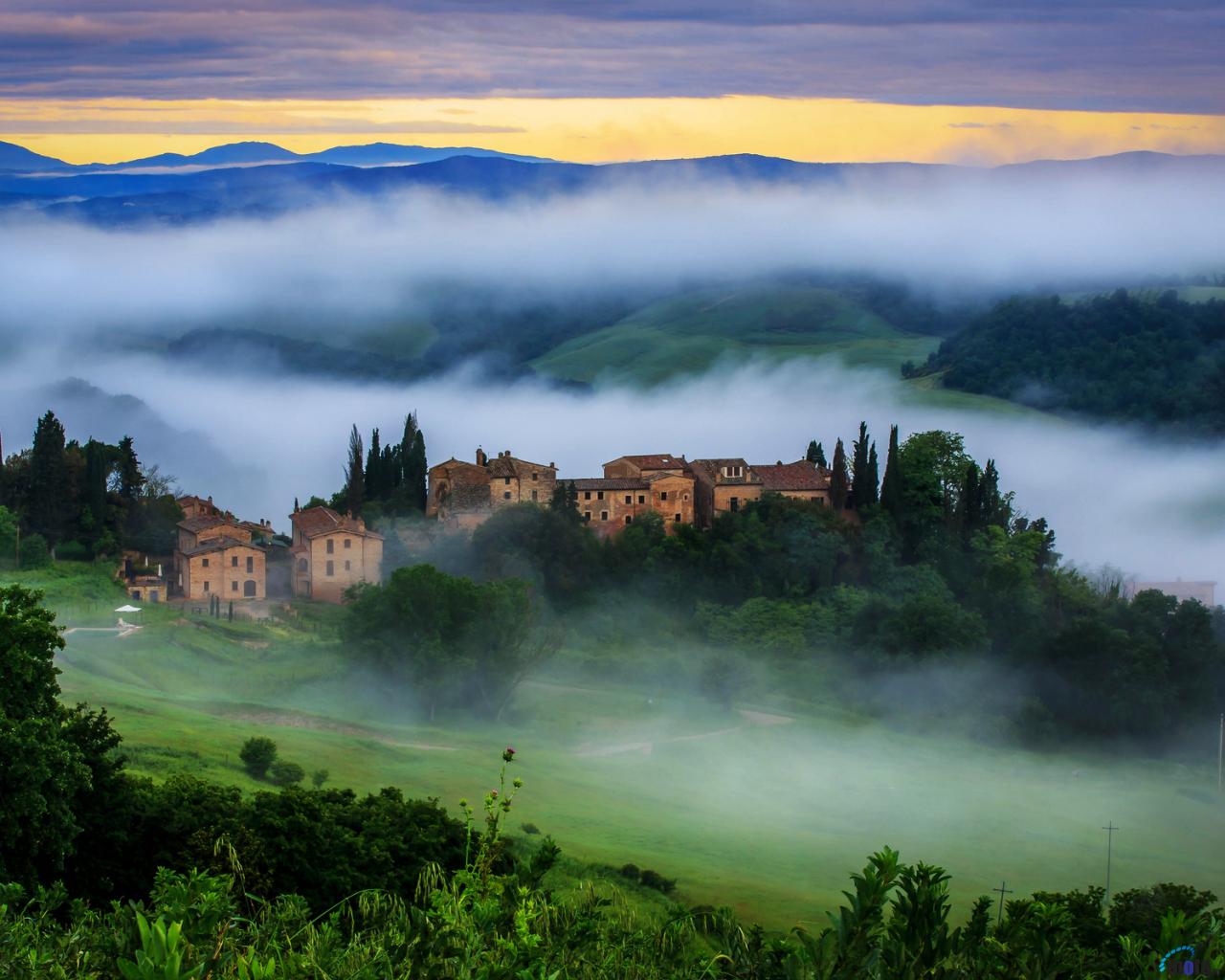 Wallpaper Countryside in Tuscany x Desktop wallpapers