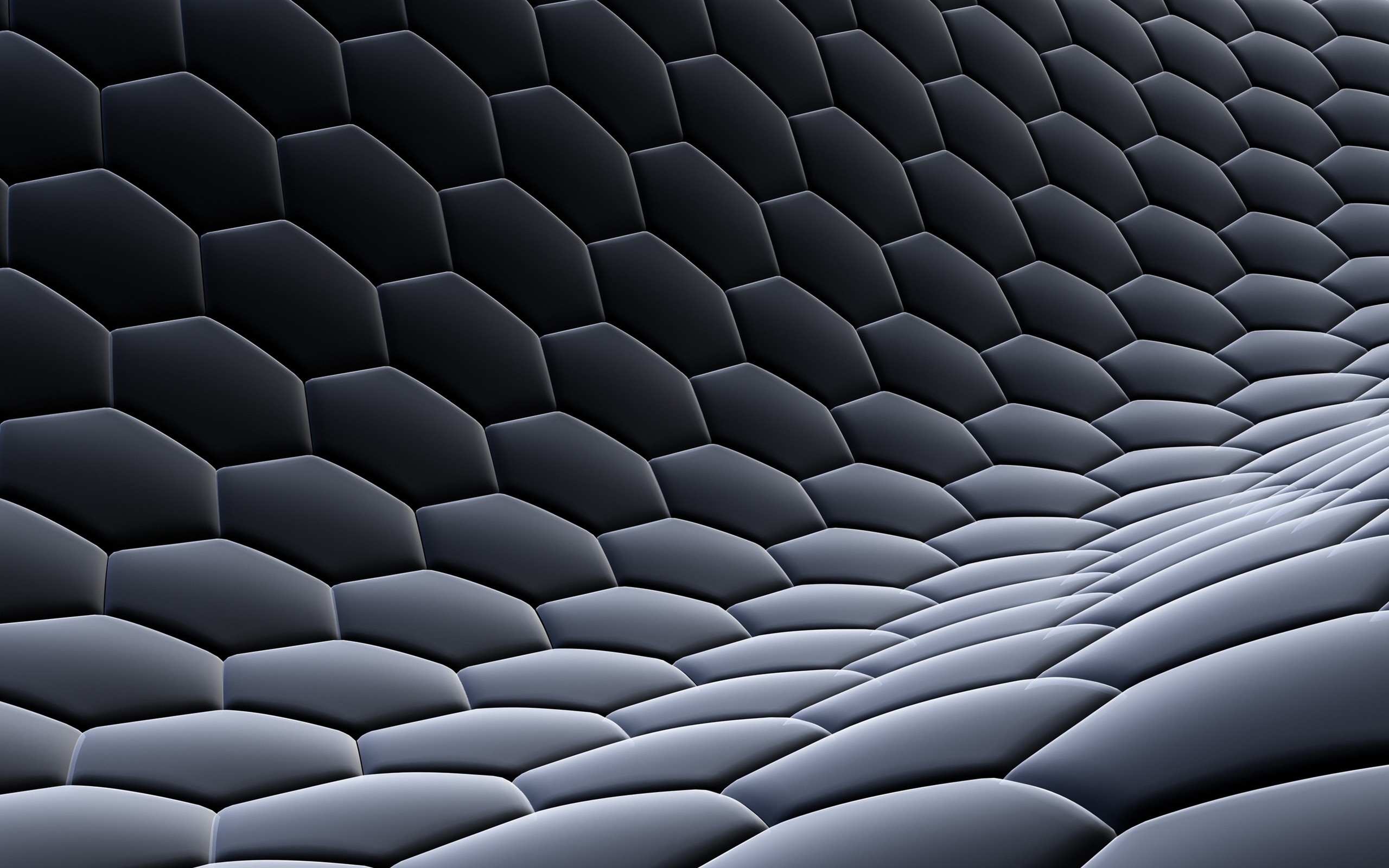 3d Abstract Dark Design Hexagons Digital Art Honeycomb Wallpaper