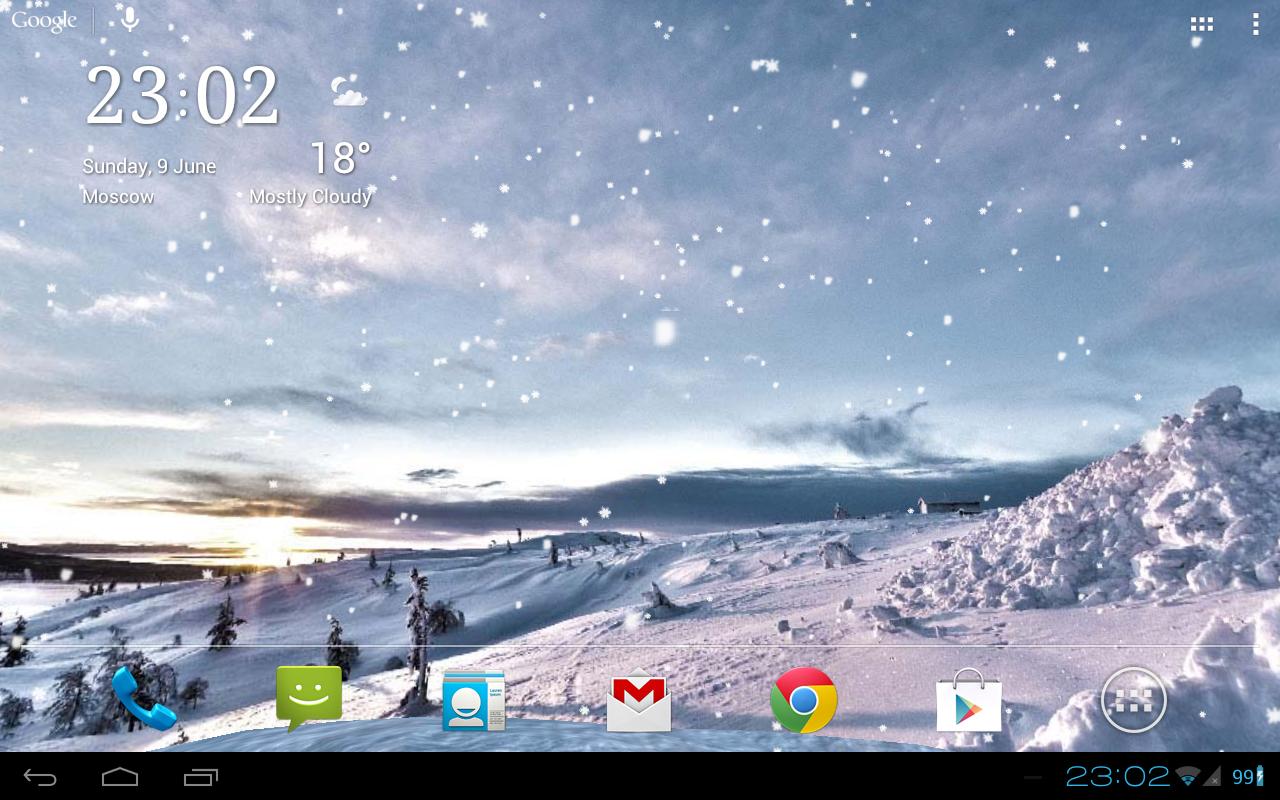 live desktop wallpapers snowfall