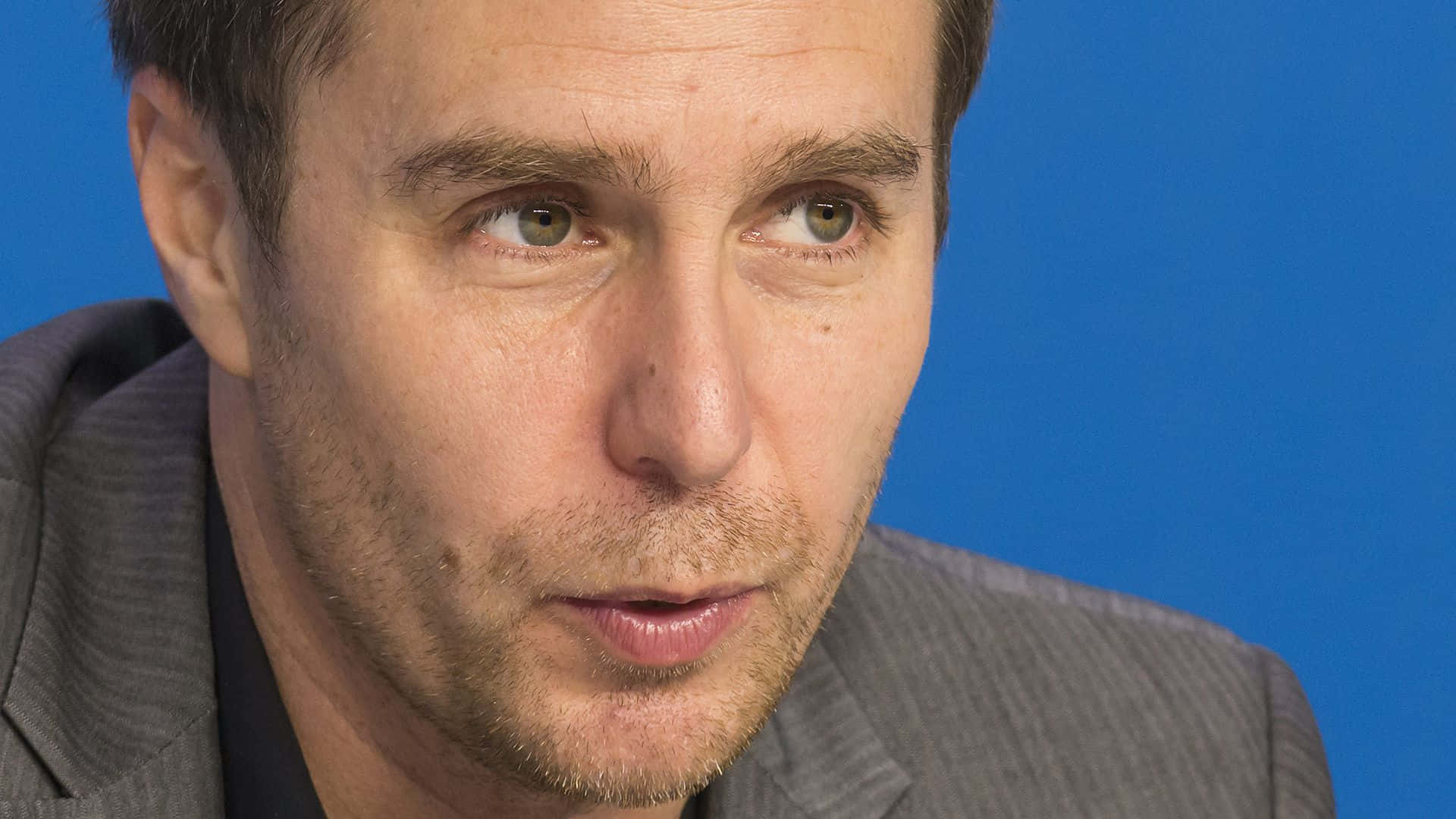 Sam Rockwell Close Up Inter Photo Wallpaper