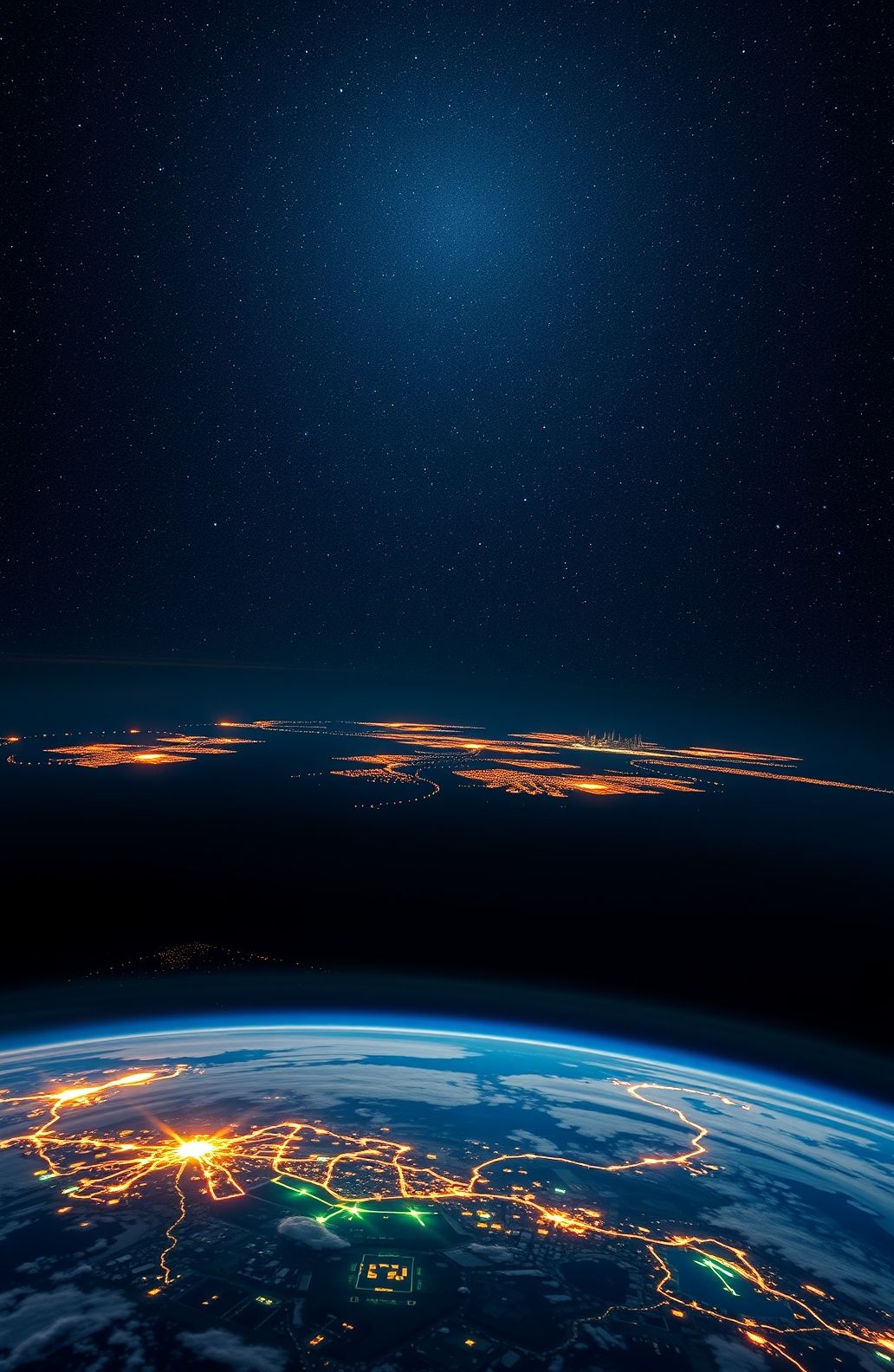 Earth At Night Wallpaper HD