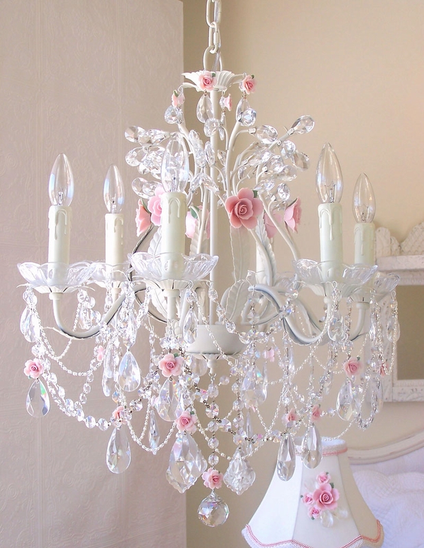 Image Pink Crystal Chandelier For Girls Room Pc Android