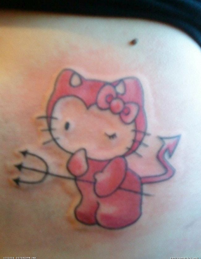 Hello Kitty Devil Tattoo Artists Org