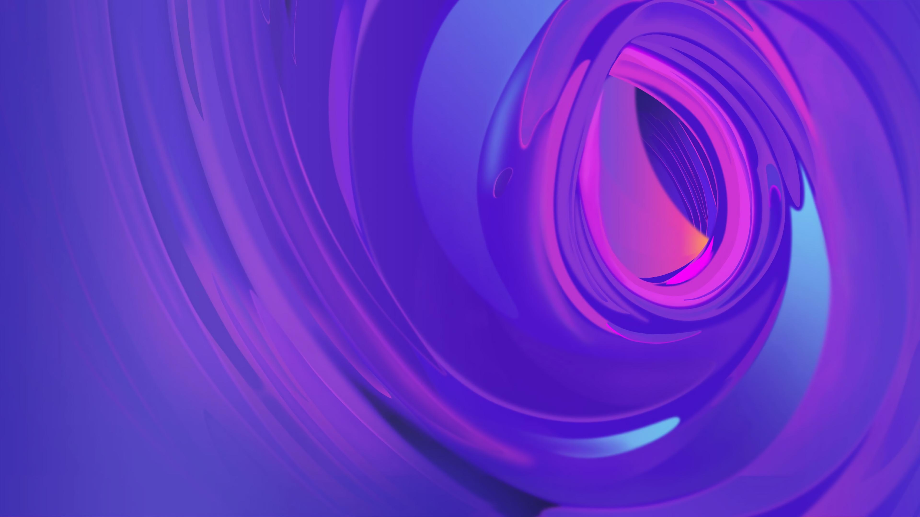 Purple Abstract Digital Art 4k Wallpaper