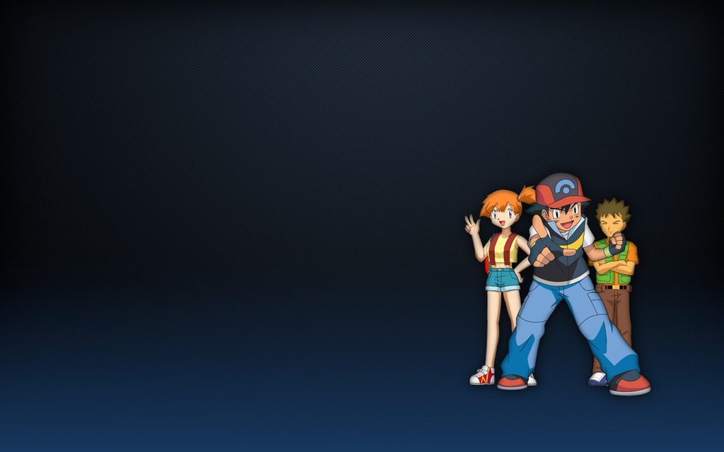 Ash Misty And Brock Pokemon Wallpaper By Inter14330 On