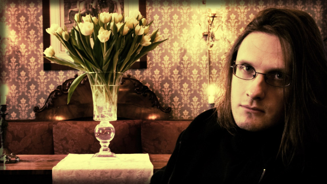 Wallpaper Steven Wilson Glasses Flowers Room Sofa HD