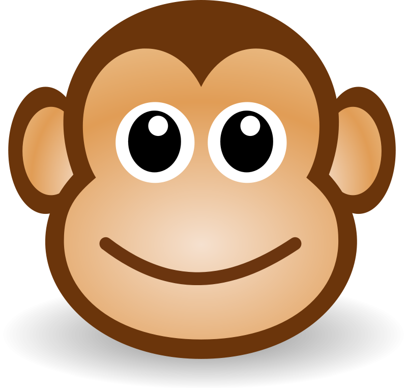Funny Monkey Pictures Cartoon Desktop Background