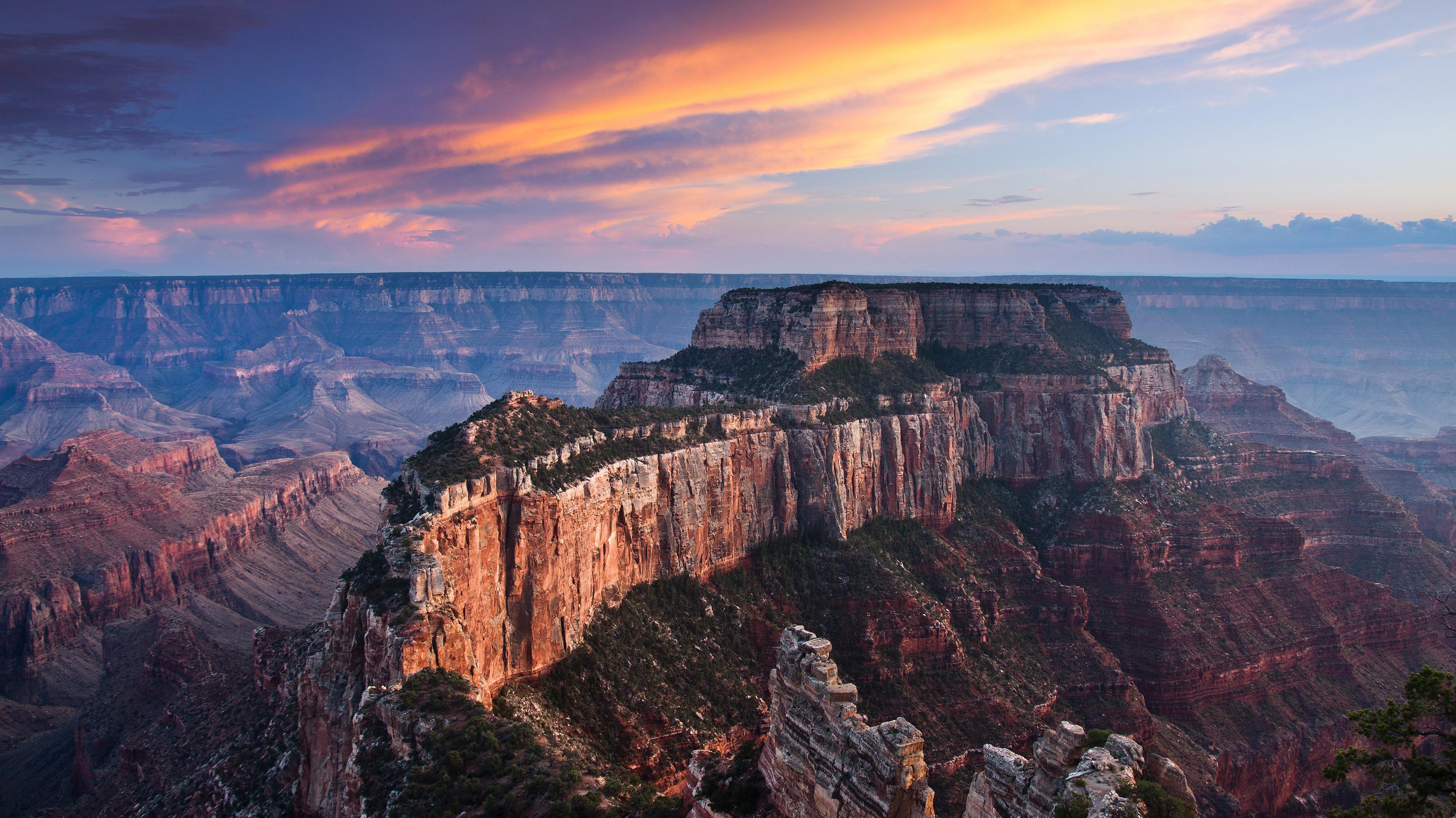 Grand Canyon National Park Arizona Landscape Scenery 4k Wallpaper