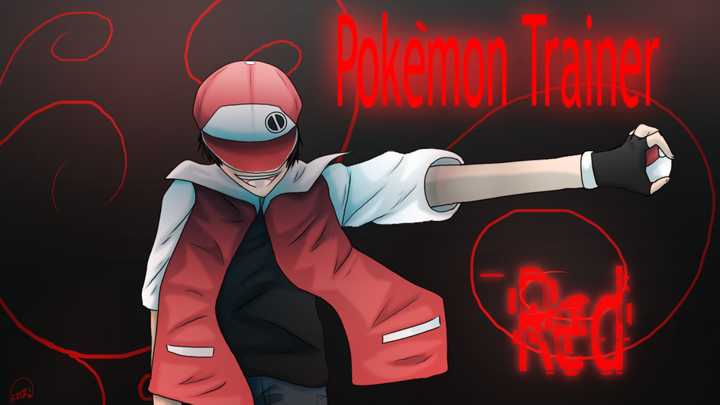 Pokemon Trainer Red Wallpaper by HikiAraite on DeviantArt