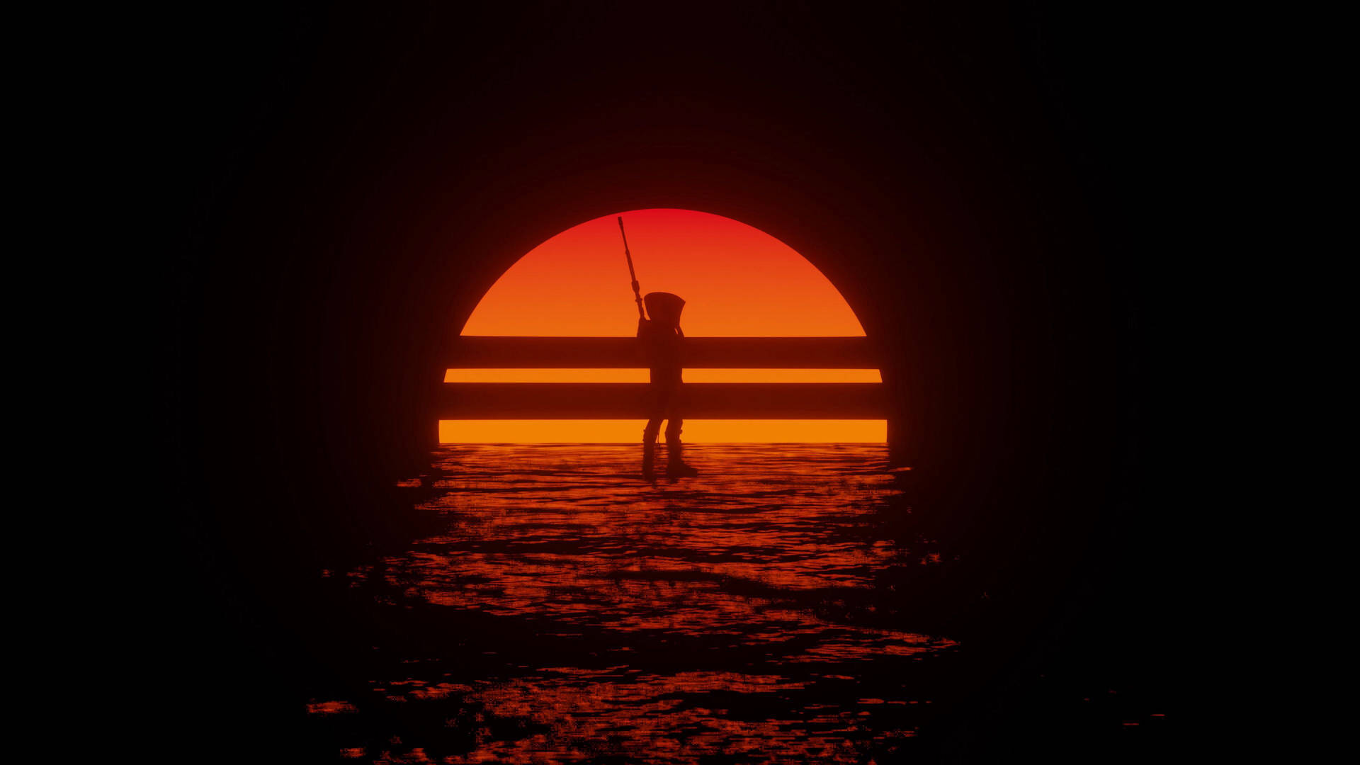 Boy Shadow Wallpaper