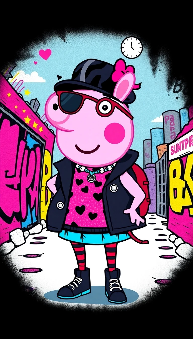Baddie Peppa Pig Wallpaper