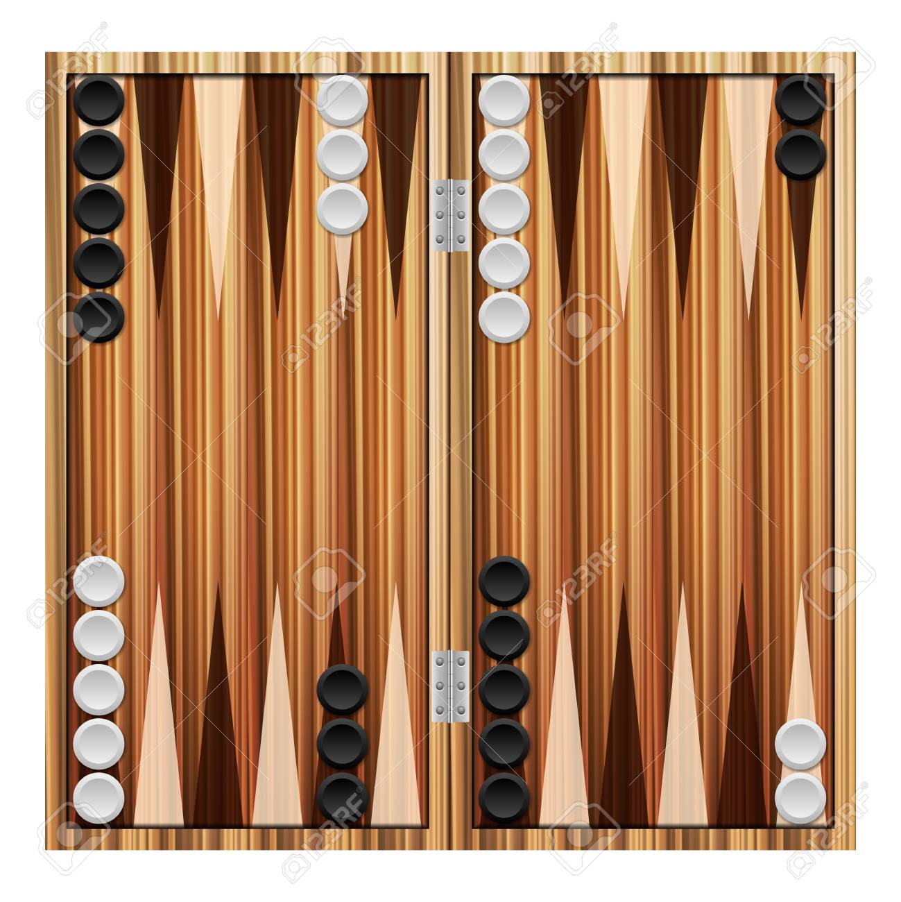🔥 Free download Backgammon On A White Background Vector Illustration
