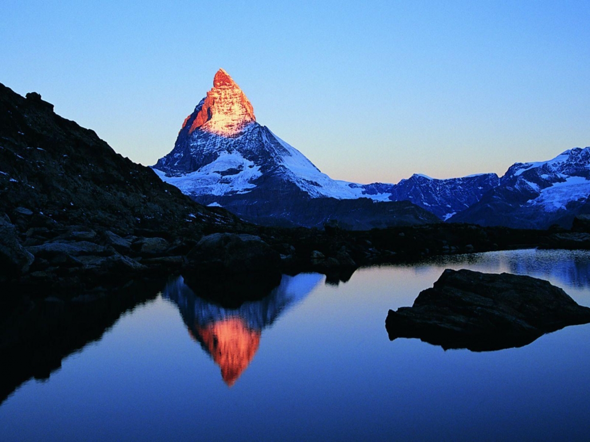 Matterhorn Mountain Switzerland HD Desktop Wallpaper Background