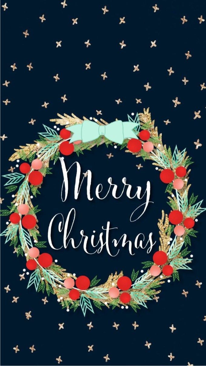 Merry Christmas iPhone Wallpaper Background iPhone6 6s And Plus
