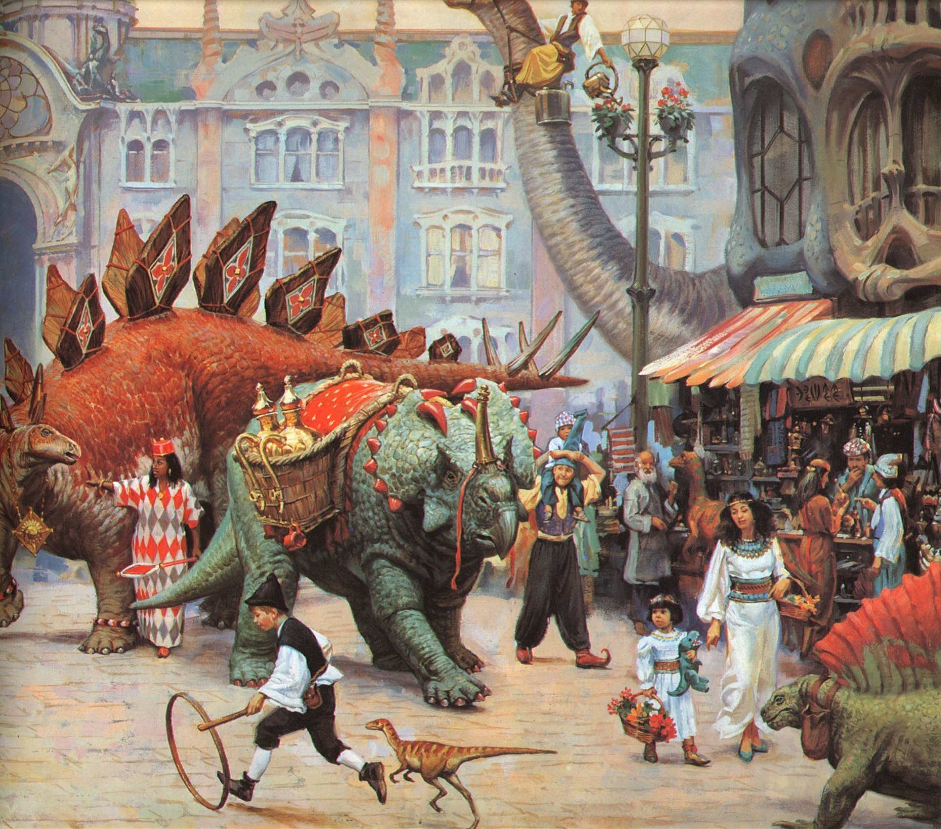 Dinosaurs Fantasy Art Dinotopia Wallpaper Wallpaperjam
